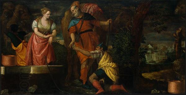 Paolo Veronese Rebecca at the Well oil painting picture